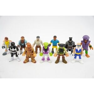 VGC 11pc Lot Fisher-Price Imaginext 3" Figure Minifigs Pirate Space Alien Batman